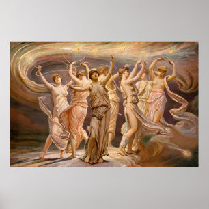 Poster Les Pléiades par Elihu Vedder, 1885