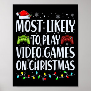 Poster Les Plus Susceptibles De Jouer À Des Jeux Vidéo À 