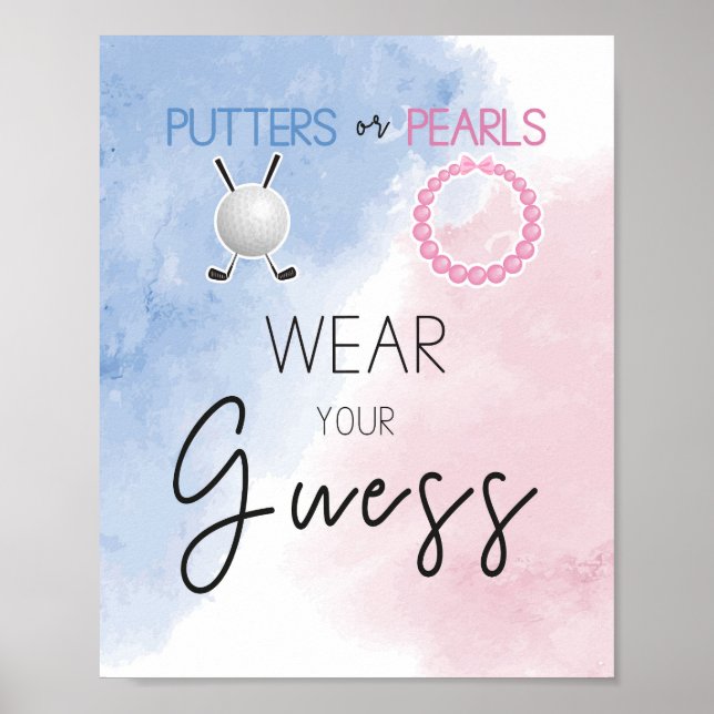 Poster Les pointes ou perles portent votre signe de devin (Devant)