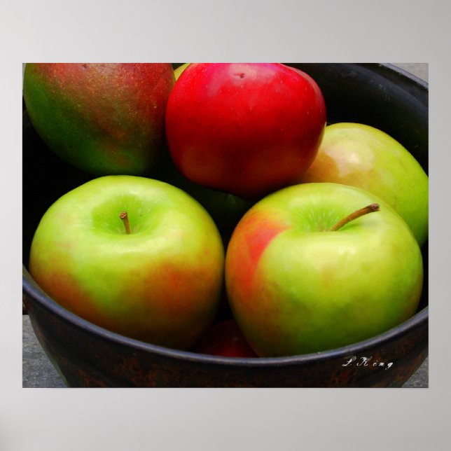 Poster les pommes (Devant)