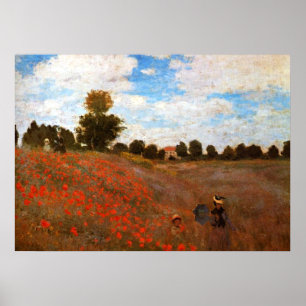 Poster Les Poppies de Monet
