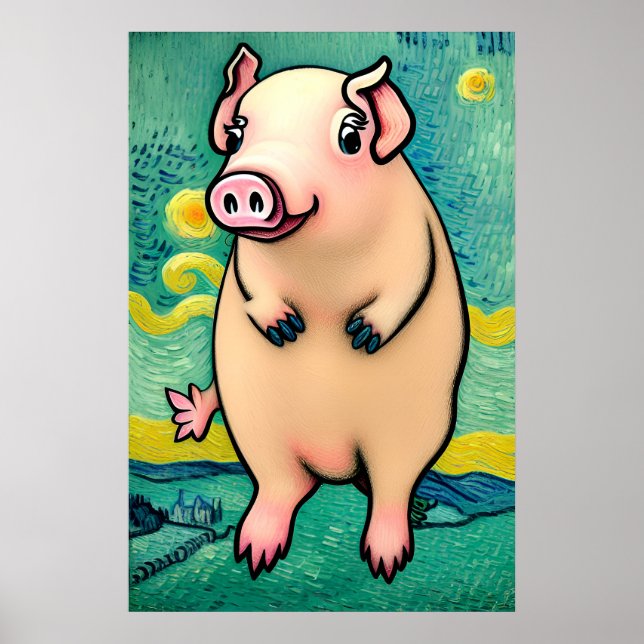 Poster Les porcs voleront (Devant)