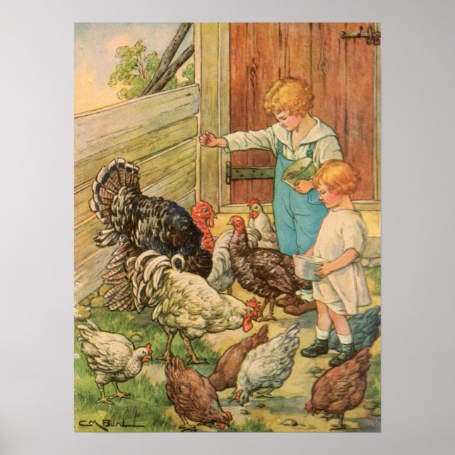 Poster Les premières scènes de ferme (Devant)