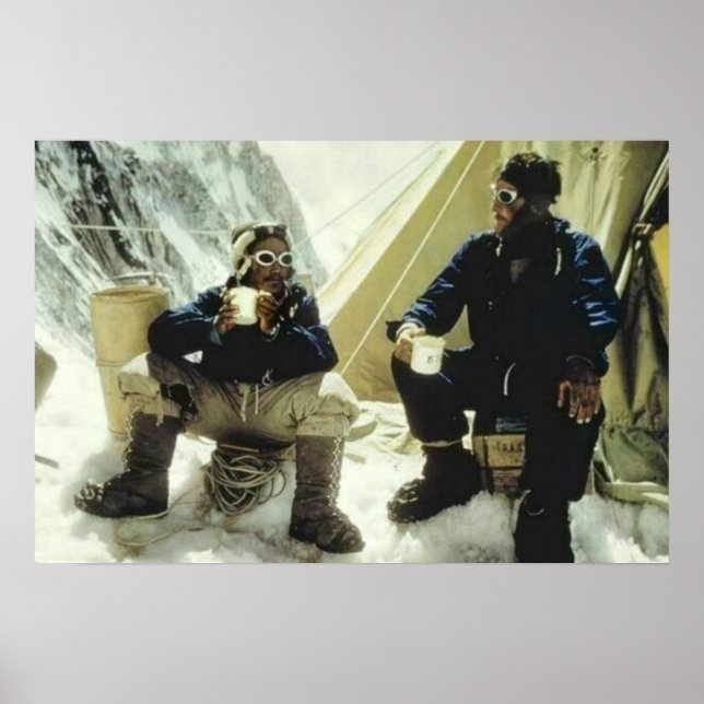 Poster Les premiers hommes à conquérir l'Everest Hillary  (Devant)