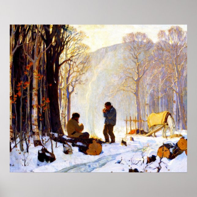 Poster Les premiers matins dans les bois (Devant)