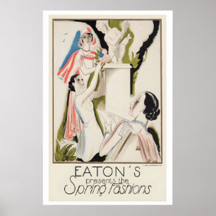 Poster Les Présents d'Eaton pour l'Art Vintage de la Mode