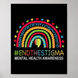 Poster Les Problèmes Mettent Fin À La Stigmatisation Du B