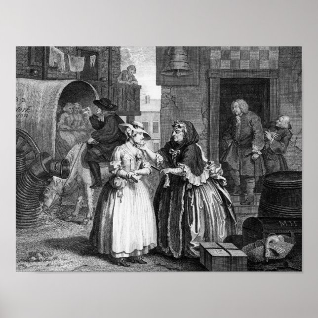 Poster Les progrès d'A Harlot (Devant)