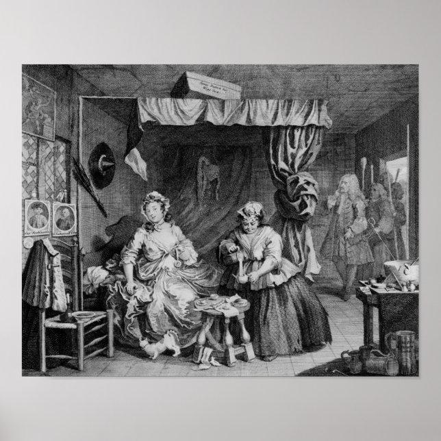 Poster Les progrès d'A Harlot (Devant)