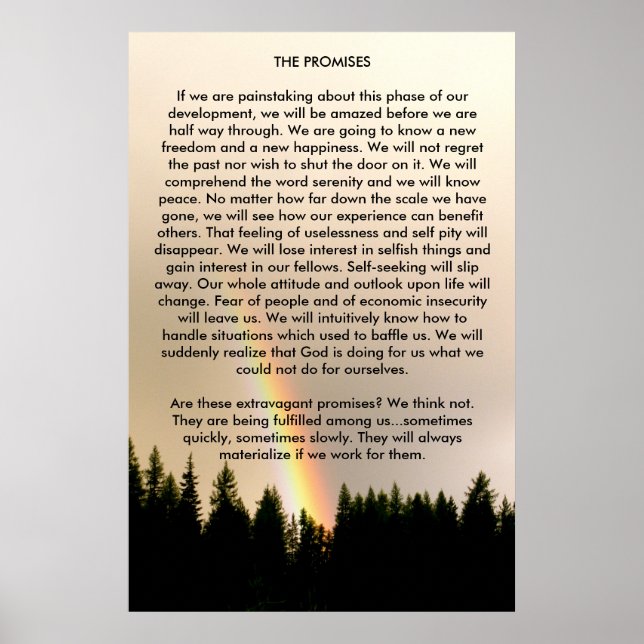 Poster Les promesses (Devant)