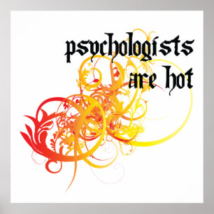 Poster Les psychologues sont chauds