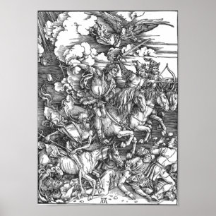 Poster Les quatre cavaliers de l'Apocalypse