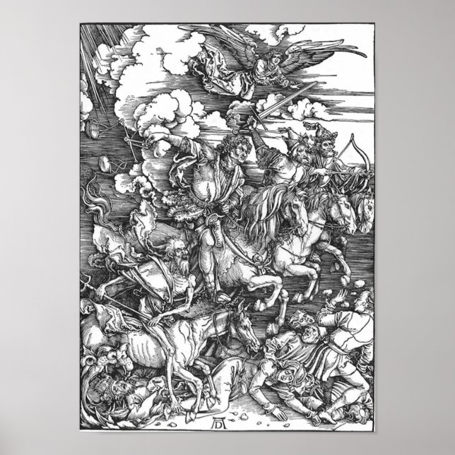 Poster Les quatre cavaliers de l'Apocalypse (Devant)