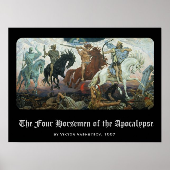 Poster Les quatre cavaliers de l'Apocalypse (Devant)