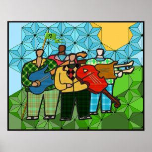 Poster Les Quatre Duffers (Poster d'Art)