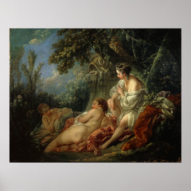 Poster Les Quatre Saisons, Été - François Boucher (Devant)