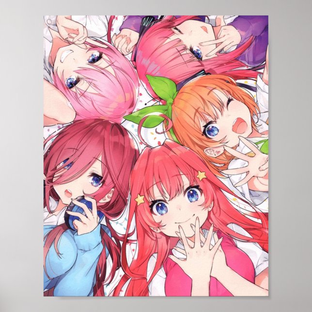 Poster Les quintuplets quintessence (Devant)