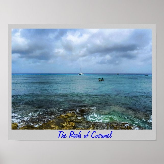 Poster Les récifs de Cozumel (Devant)