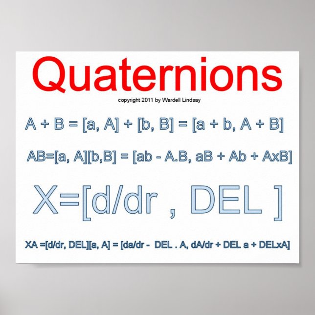 Poster Les règles mathématiques ! (Devant)