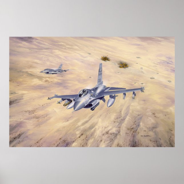 Poster Les renards des marais par David Poole Imprimer (Devant)