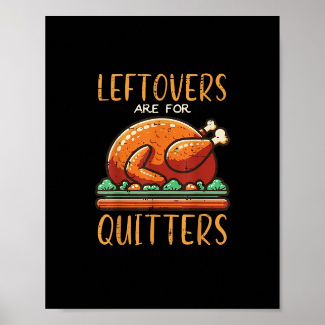 Poster Les Restes De Thanksgiving Sont Pour Les Hommes Dr (Devant)