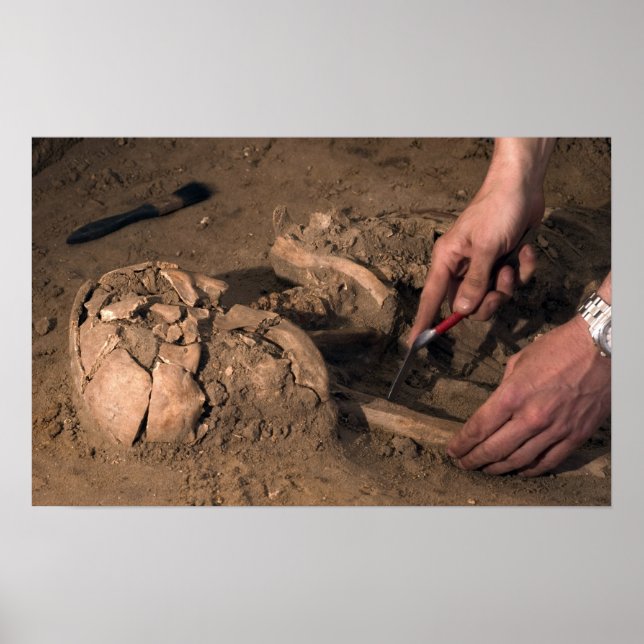 Poster Les restes humains (Devant)