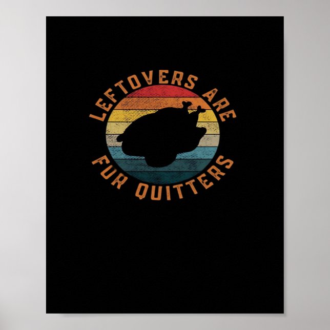 Poster Les restes sont pour Quitters Classic Aesthétique  (Devant)