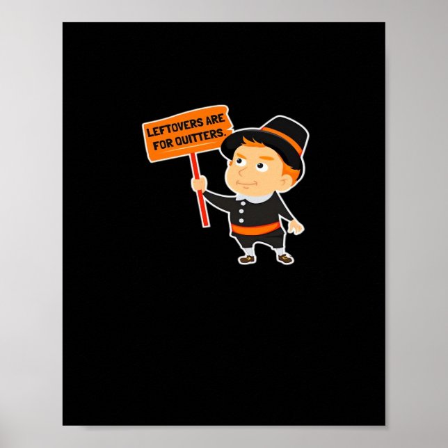 Poster Les Restes Sont Pour Quitters Thanksgiving Classic (Devant)