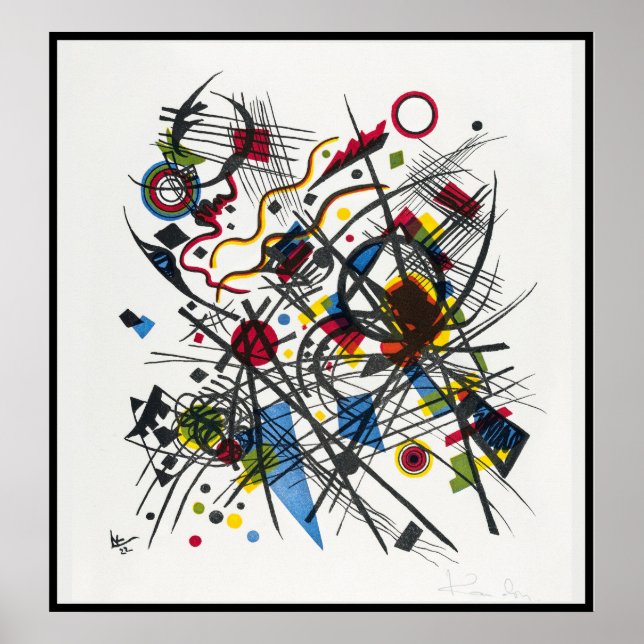 Poster Les rêves de Wassily Kandinsky (Devant)
