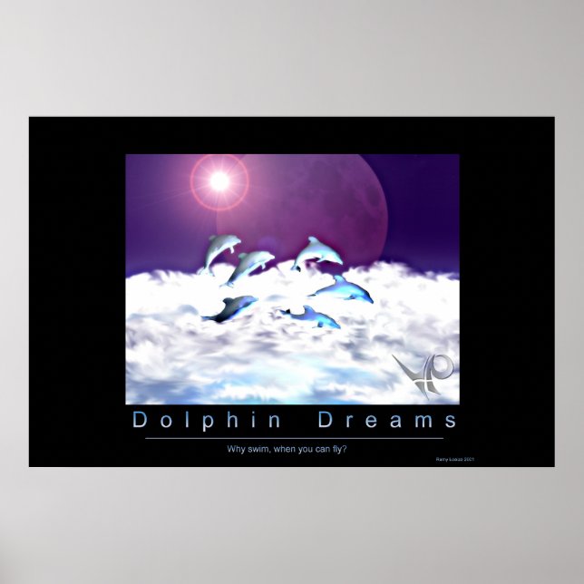 Poster Les rêves des dauphins (Devant)