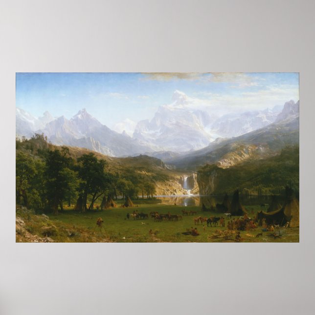 Poster Les Rocheuses, le pic de Lander (Devant)
