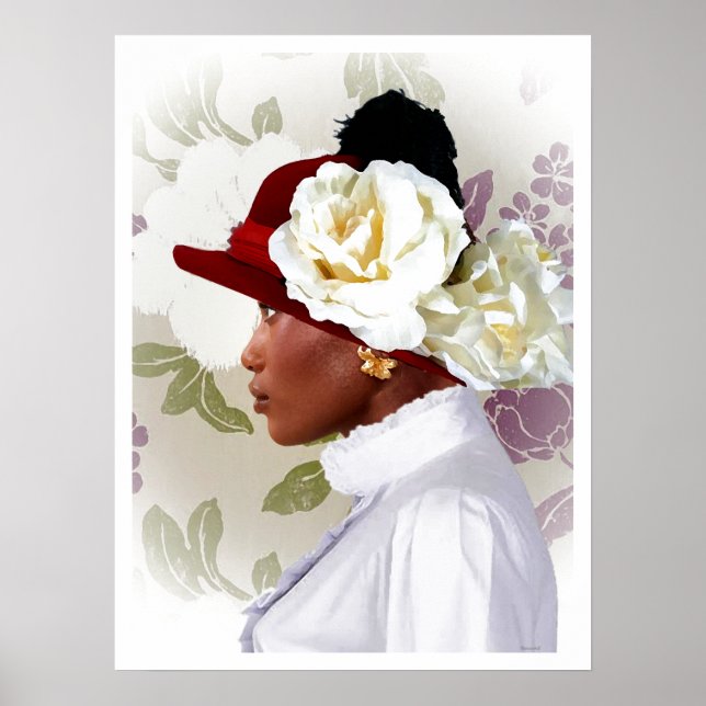 Poster "Les rôles que les femmes noires ont joué à la Ren (Devant)