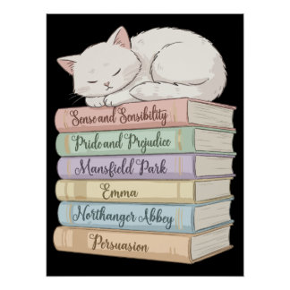 Poster Les romans de Jane Austen IX
