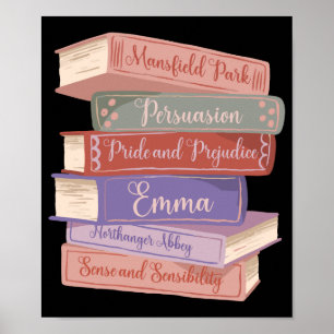 Poster Les romans de Jane Austen V