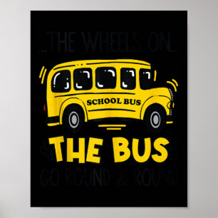 Poster Les Roues Sur Le Bus Toddler Les Enfants Retournen