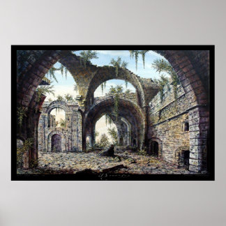 Poster les ruines