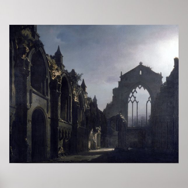 Poster Les ruines de Holyrood Chapel (Devant)
