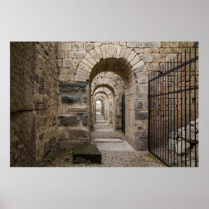 Poster Les ruines grecques de Pergamon