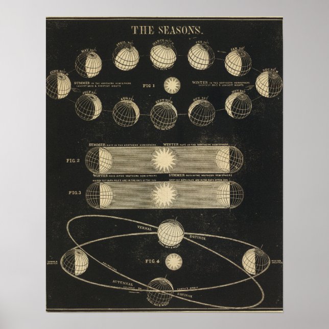 Poster Les saisons (Devant)