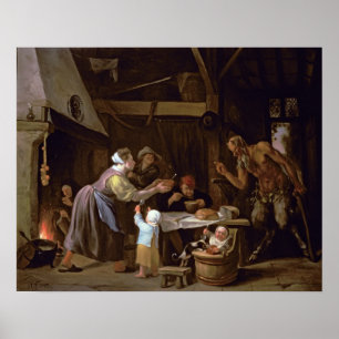 Poster Les satyres et la famille