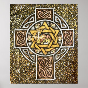 Poster "Les Sept Dons du Saint-Esprit" - stylo