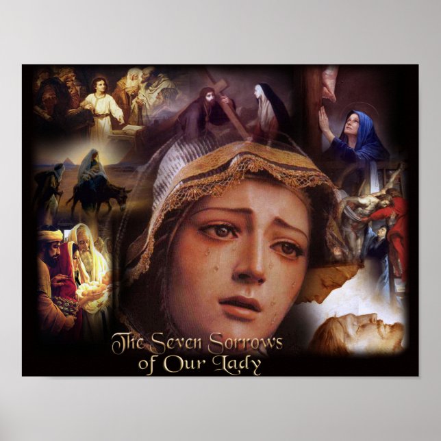 Poster Les Sept Douleurs de Notre-Dame. (Devant)