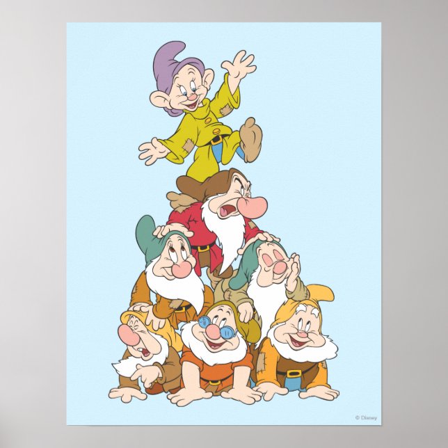 Poster Les sept nains 5 (Devant)