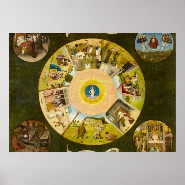 Poster Les sept péchés mortels et les quatre Dernières ch (Devant)