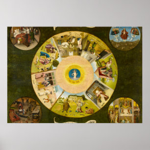 Poster Les sept péchés mortels et les quatre Dernières ch