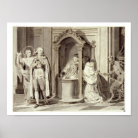 Les Sept Sacrements : Confession, 1779 (stylo, bru