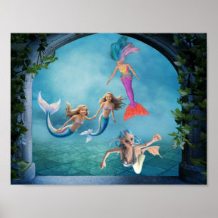 Poster Les sirènes se déclinent sous toutes les formes et
