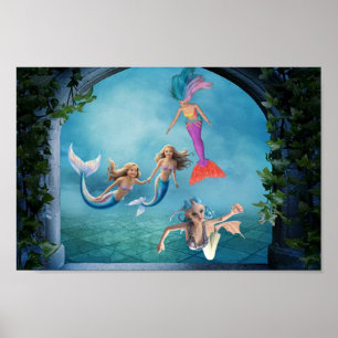 Poster Les sirènes se déclinent sous toutes les formes et
