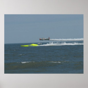 Poster Les Skytypers GEICO et Miss GEICO.
