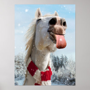 Poster Les Snowflakes de Horloge